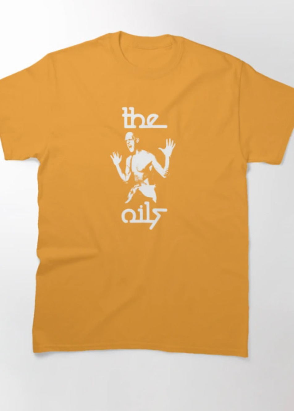 The Oils White Stencil 2 Classic T Shirt Gold